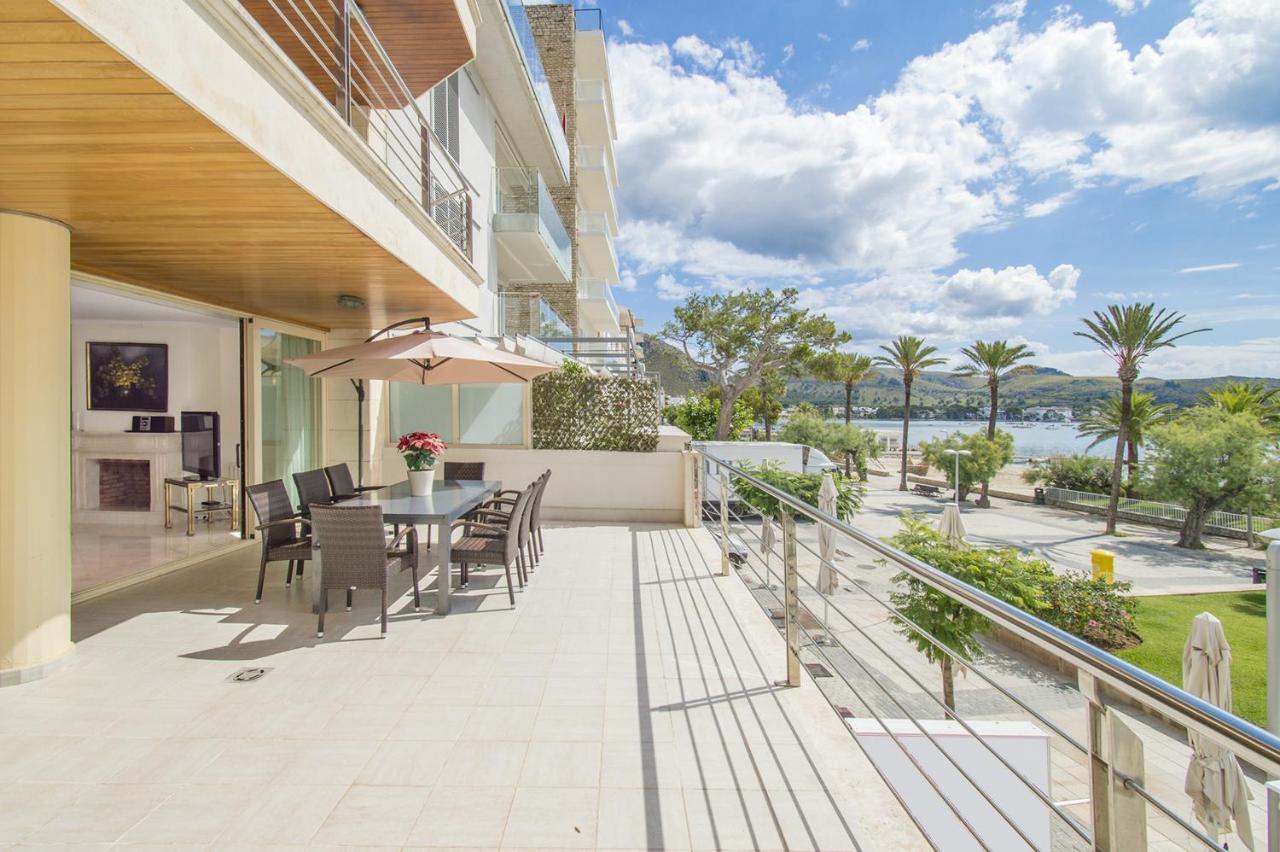 Apartamento Seafront Ap Acuario Puerto Pollensa Exterior foto